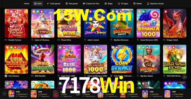 7178Win: A Experiência de Casino com Jogos de Mesa ao Vivo